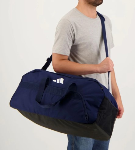 Mala Adidas Duffle Tiro - Marinho+Branco